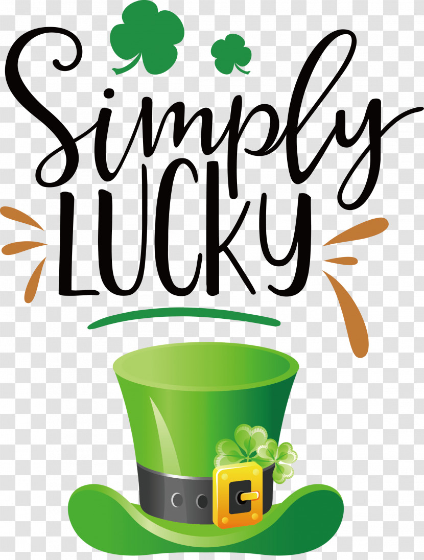 Simply Lucky Lucky St Patricks Day Transparent PNG