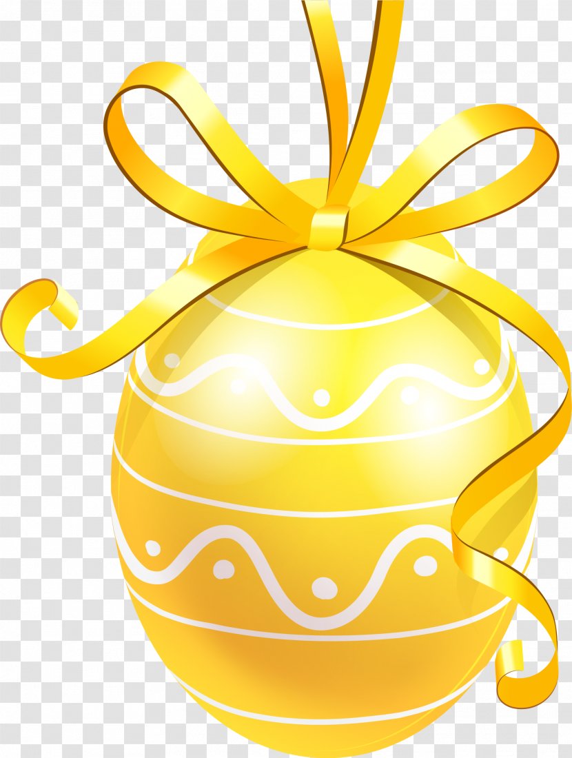 Yellow Easter Egg Clip Art - Sham Ennessim - Eggs Transparent PNG