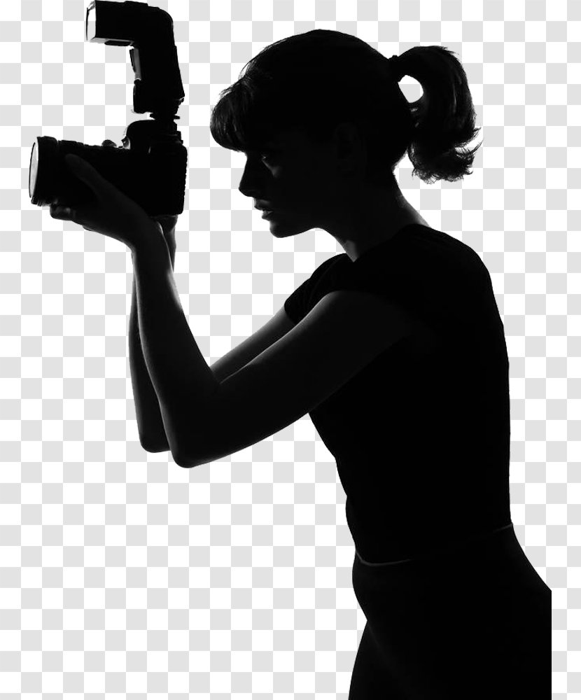 Silhouette Stock Photography Photographer Royalty-free - Royaltyfree - Female Transparent PNG
