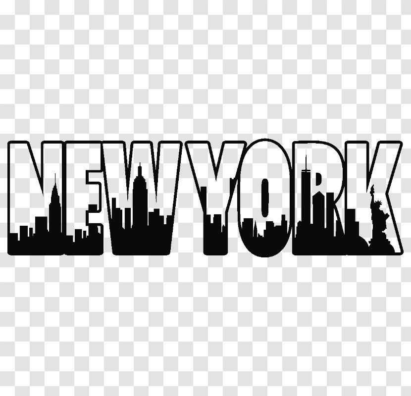 New York City Wall Decal Sticker - Logo - House Transparent PNG