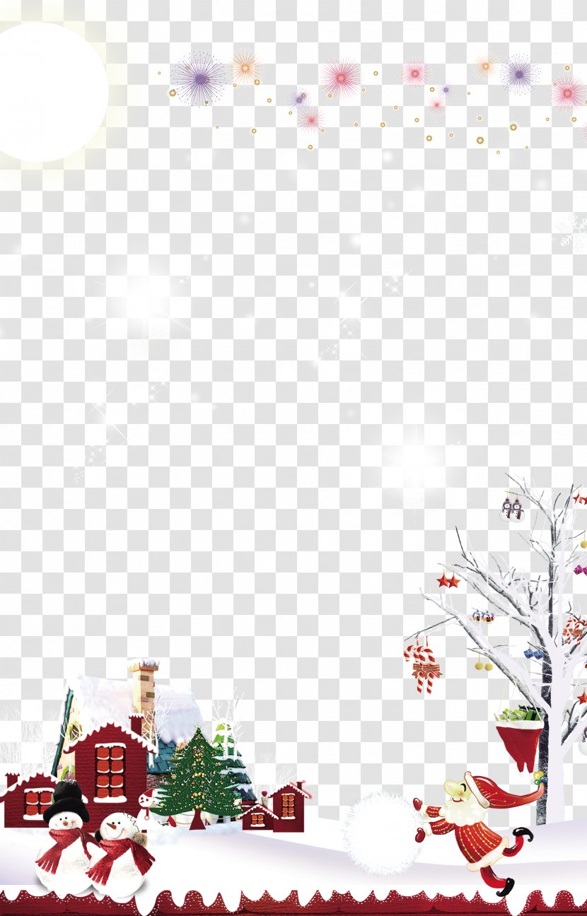 Poster Christmas - Illustration - Warm Fashion Elements Transparent PNG