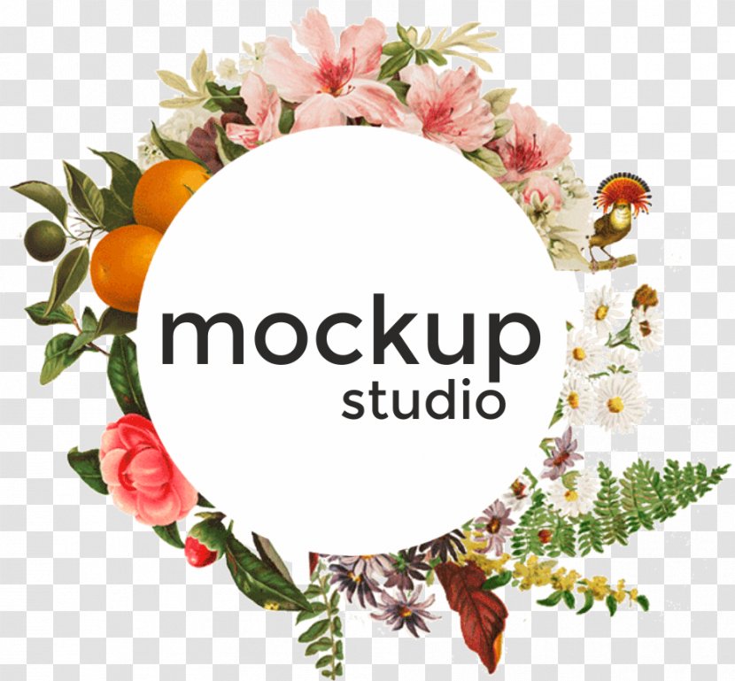 Mockup Graphic Design Photography Floral - Flower - Logo Transparent PNG