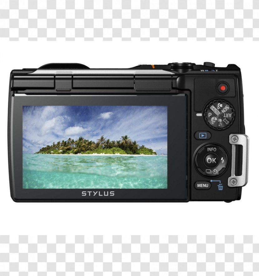 Olympus Point-and-shoot Camera Waterproofing Active Pixel Sensor - Cameras Optics - Ihs Transparent PNG