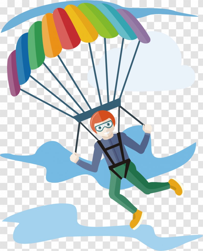Parachute Parachuting Clip Art - Technology - Sport Transparent PNG