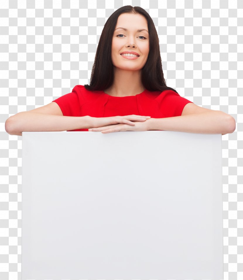 Stock Photography Advertising Christmas Woman - Tree - Holding An Eraser Whiteboard Transparent PNG
