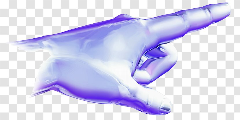 Thumb Hand Model Medical Glove Organism - Purple - Science And Technology Transparent PNG