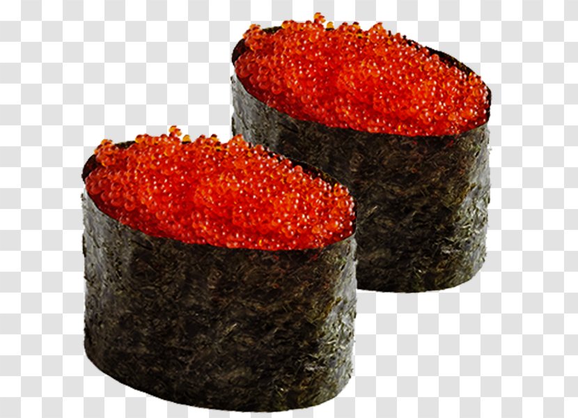 Caviar Sushi Tobiko Japanese Cuisine Onigiri Transparent PNG