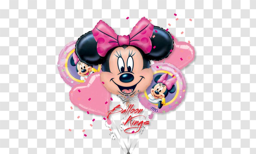 Minnie Mouse Mickey Mylar Balloon Birthday - Fictional Character - Party Gold FoilGold Number Transparent PNG