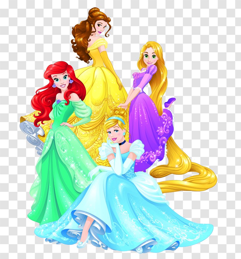 Belle Disney Princess Pocahontas Tiana Rapunzel - Walt Company Transparent PNG