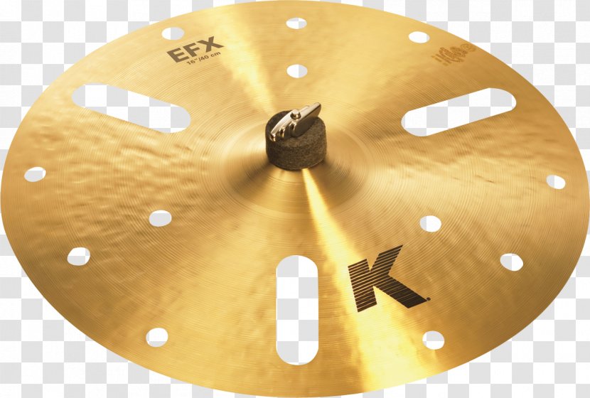 Zildjian K EFX Cymbal Avedis Company Custom Crash Drum Kits - Effects - Non Skin Percussion Instrument Transparent PNG