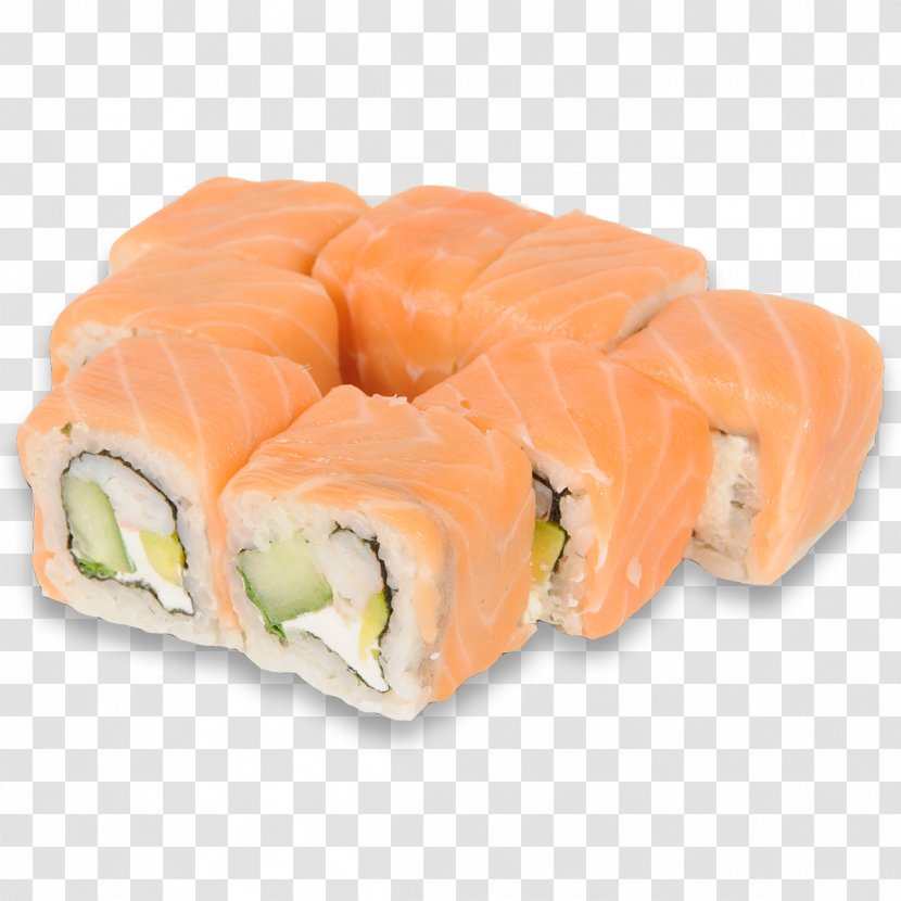 Sushi Smoked Salmon California Roll Makizushi Japanese Cuisine Transparent PNG