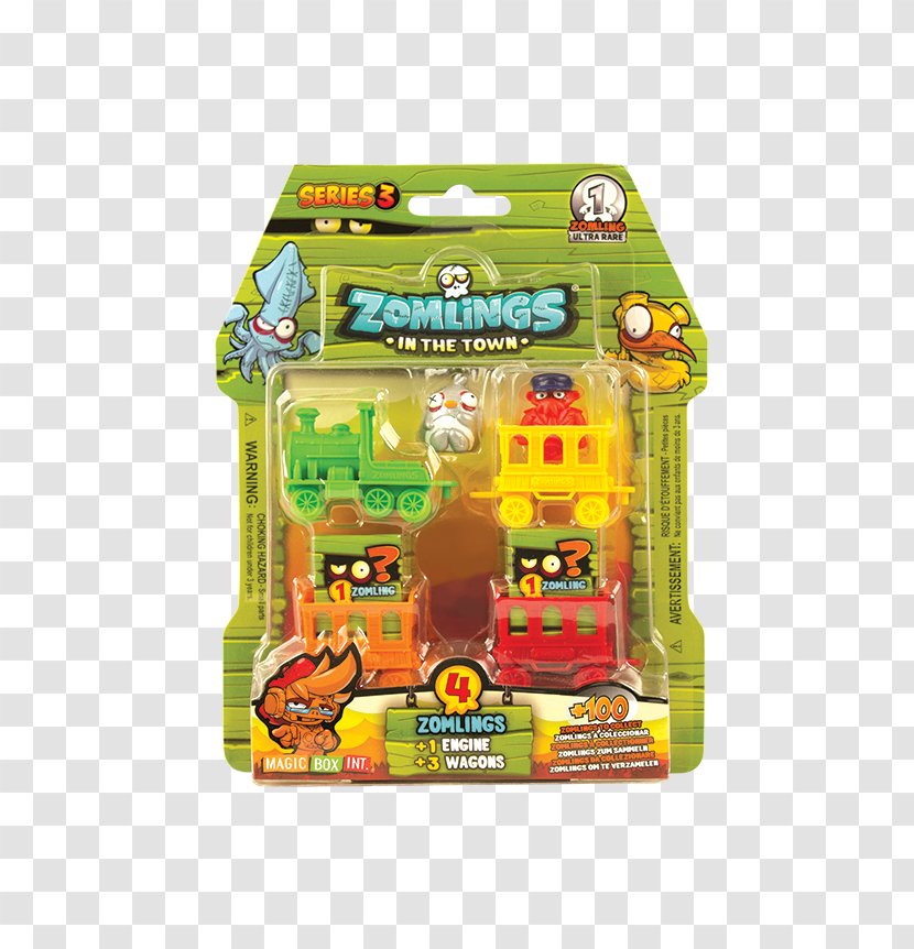 Train Zomlings Series 3 House Toy Blister Pack Locomotive Transparent PNG