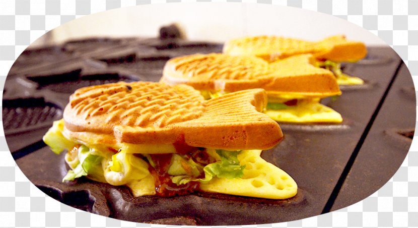 Breakfast Sandwich Waffle Fast Food Junk - Kids Meal Transparent PNG