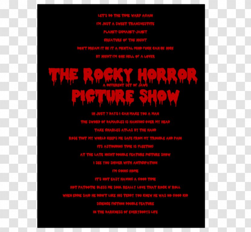 YouTube The Rocky Horror Picture Show Time Warp AFI's 100 Years...100 Movie Quotes - Gonna Fly Now - Youtube Transparent PNG