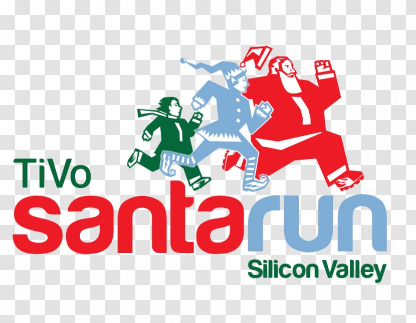 Christmas In The Park Santa Run Silicon Valley 5K RACEPLACE Home - 5k Transparent PNG