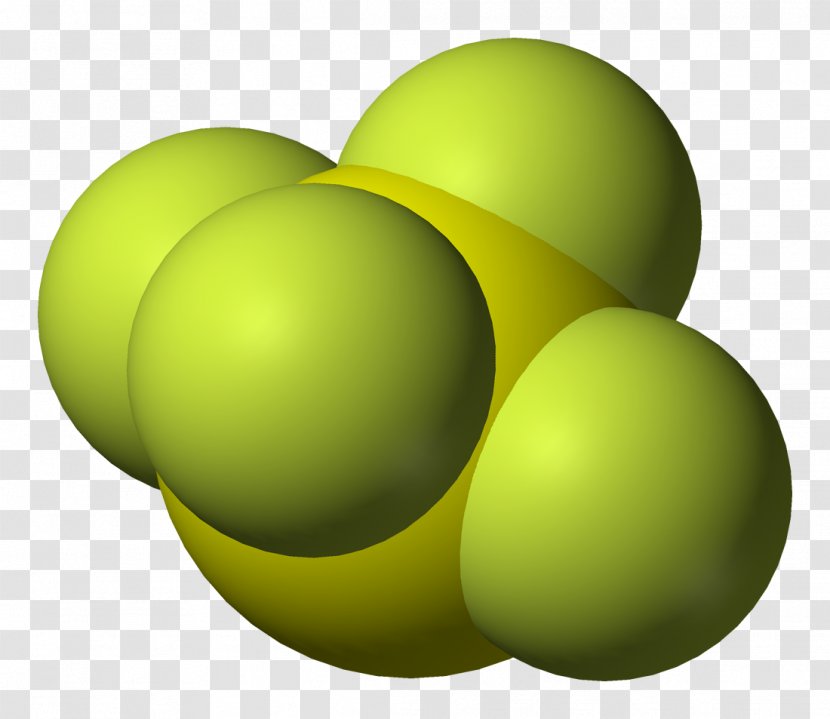 Sulfur Tetrafluoride Molecule Silicon Molecular Geometry - Sphere - Tetrafluorid Transparent PNG