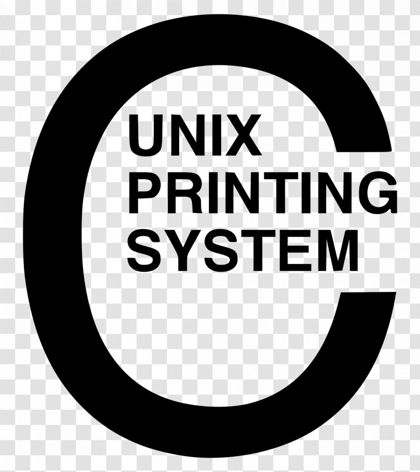 CUPS Unix Printer Printing Apple - Black And White Transparent PNG