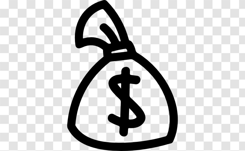Money Bag Commerce Debt - Dollar Sign - Hand Drawn Robot Transparent PNG