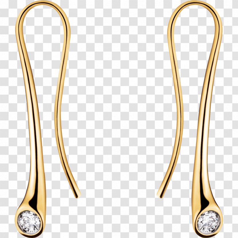 Earring Jewellery Diamond Cut Brilliant - Gull Transparent PNG