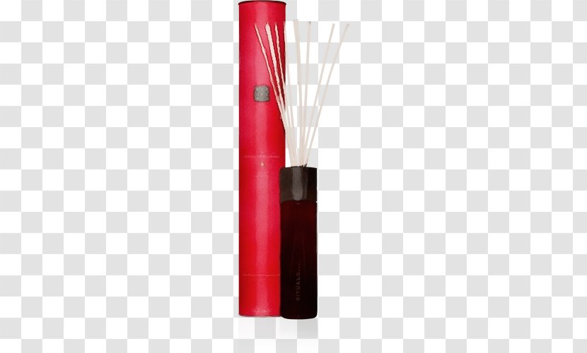 Red Material Property Cylinder - Wet Ink Transparent PNG