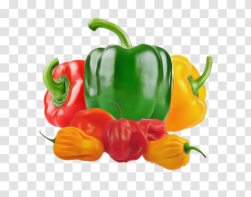 Natural Foods Bell Pepper Pimiento Yellow Pepper Capsicum Transparent PNG