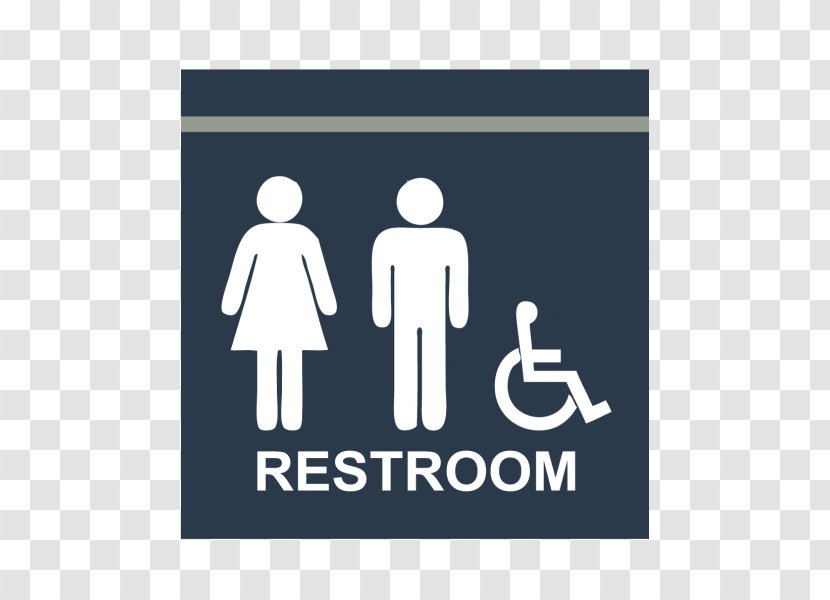 Public Toilet ADA Signs Americans With Disabilities Act Of 1990 Disability Bathroom - Ada Map Transparent PNG