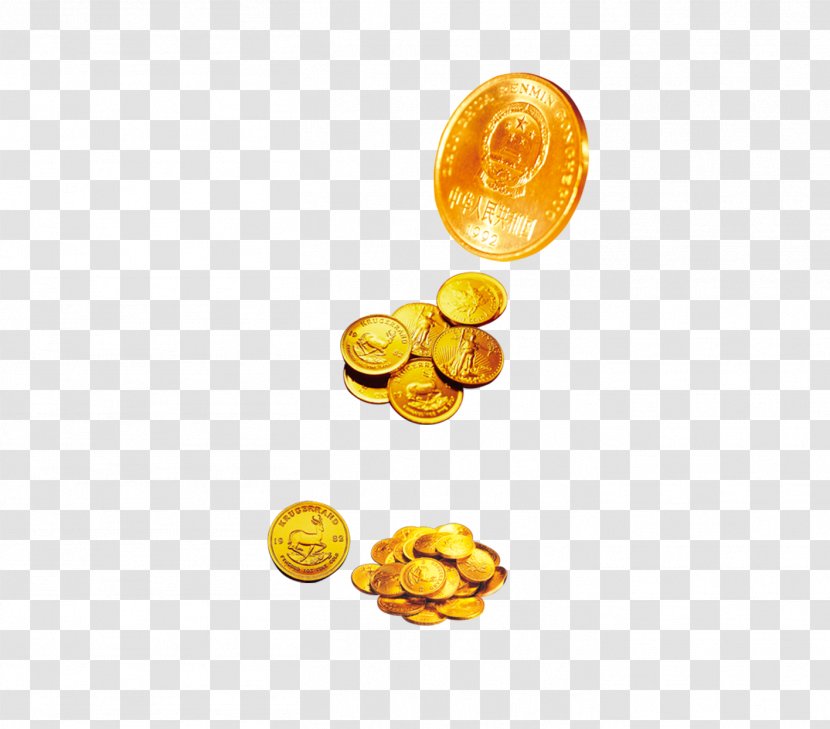 Gold Coin Finance Real Property - Cod Liver Oil - Gold,coin,money,financial,Property Element Transparent PNG