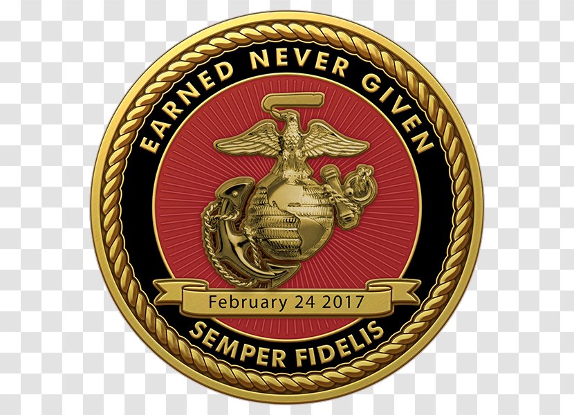 Devil Dog United States Marine Corps Challenge Coin Medal - Emblem - Family Day Transparent PNG