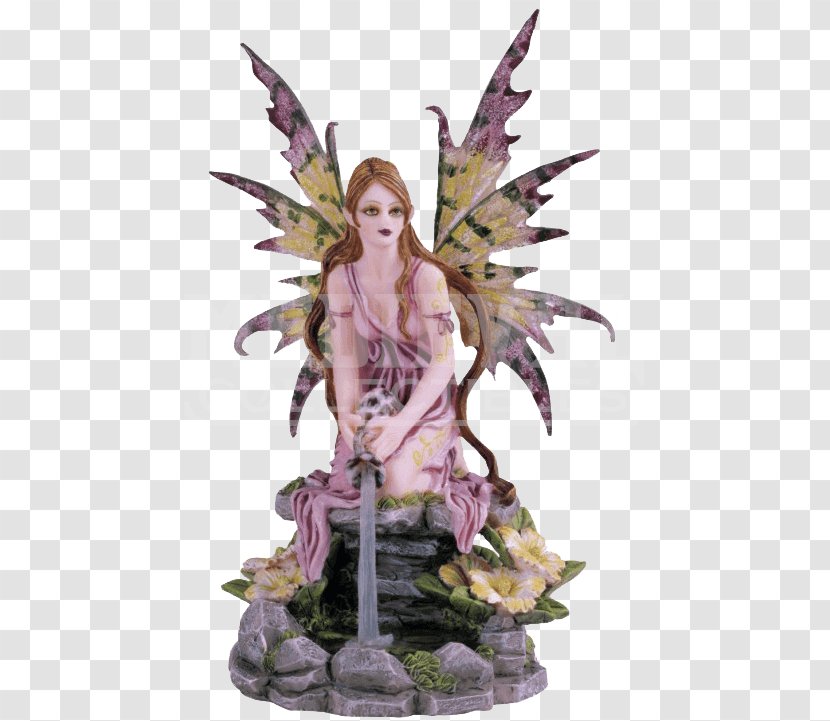 Fairy Elf Tinker Bell Statue Faerie Knight - Figurine - Water Transparent PNG