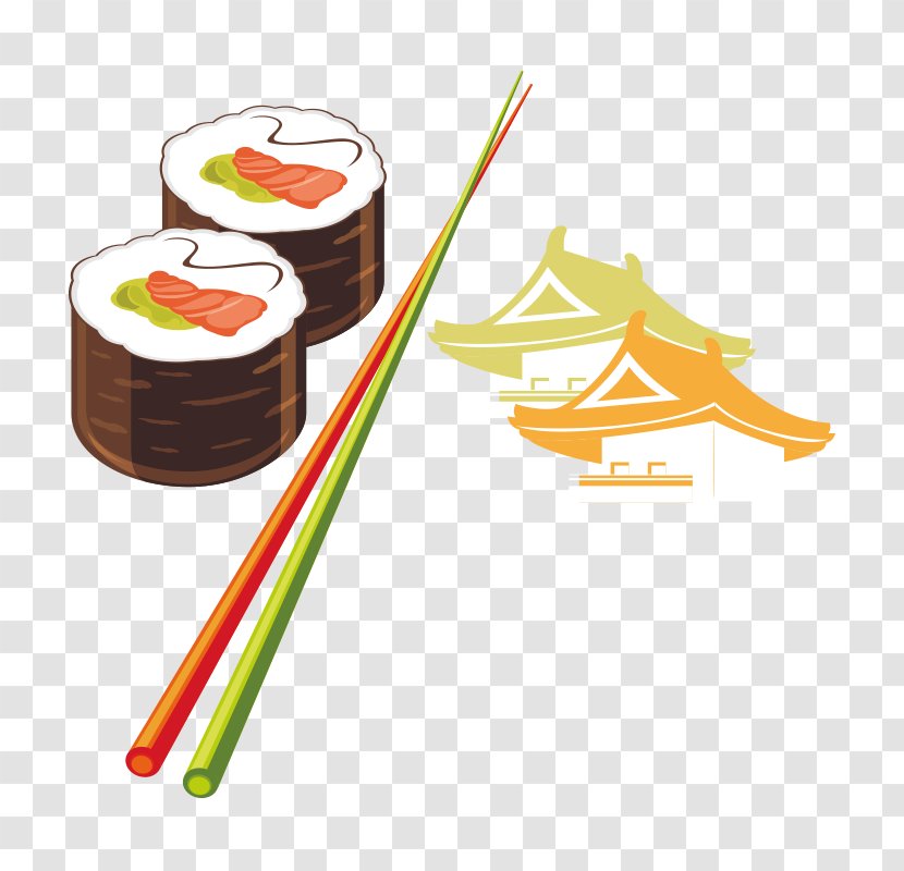 Sushi Japanese Cuisine Sashimi Makizushi California Roll - Menu Transparent PNG