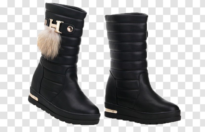 Snow Boot Shoe Fur - Boots Transparent PNG