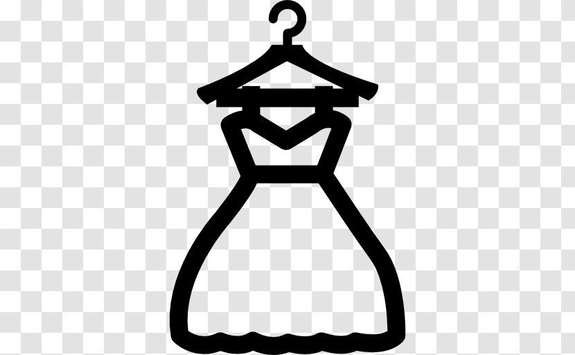 Wedding Dress Clothing Clothes Hanger - Monochrome Photography - Vector Transparent PNG