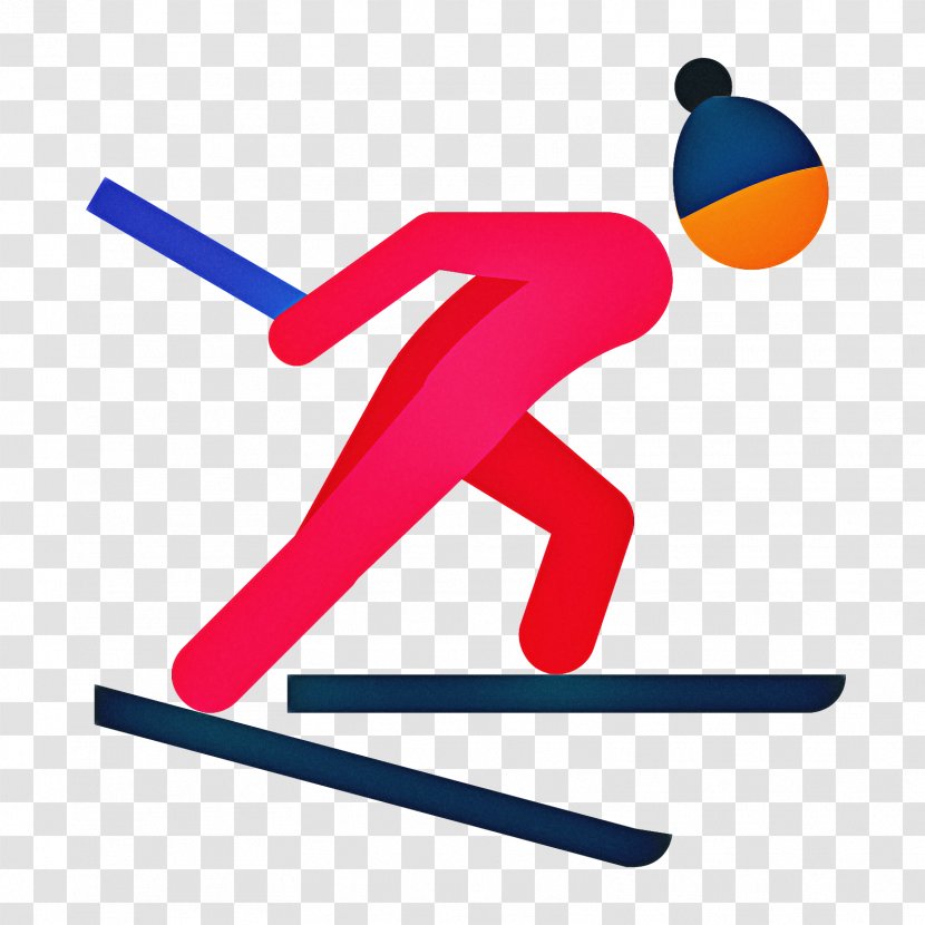 Winter Cartoon - Nordic Combined - Exercise Sports Equipment Transparent PNG