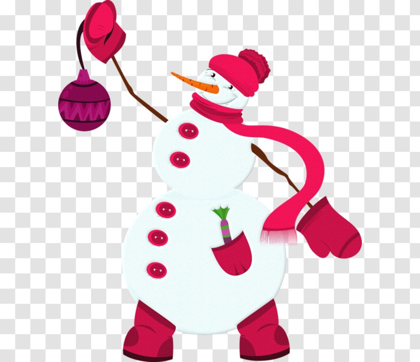 Snowman Christmas Clip Art - Heart - Cartoon Transparent PNG