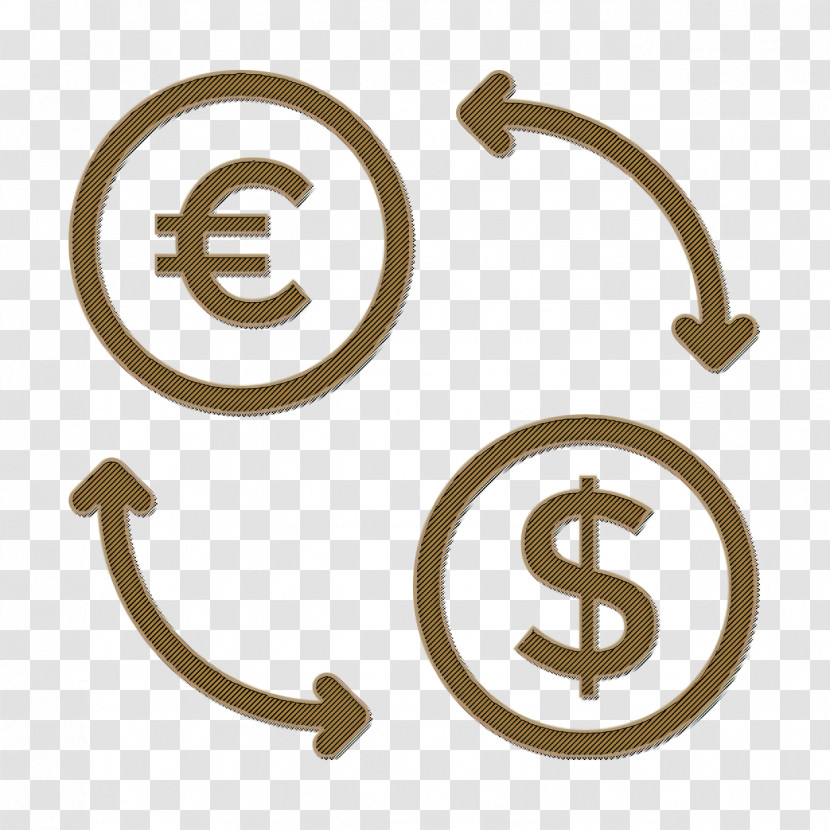 Business Icon Exchange Icon Euro Icon Transparent PNG