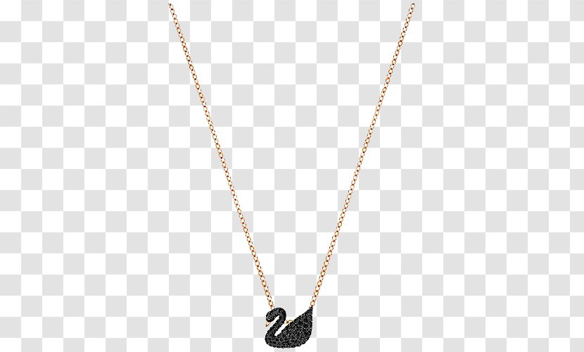 Necklace Pendant Chain Body Piercing Jewellery - Swarovski Jewelry Black Women Transparent PNG