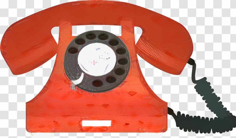 Clip Art Vector Graphics Image Telephone - Orange - Sa Transparent PNG