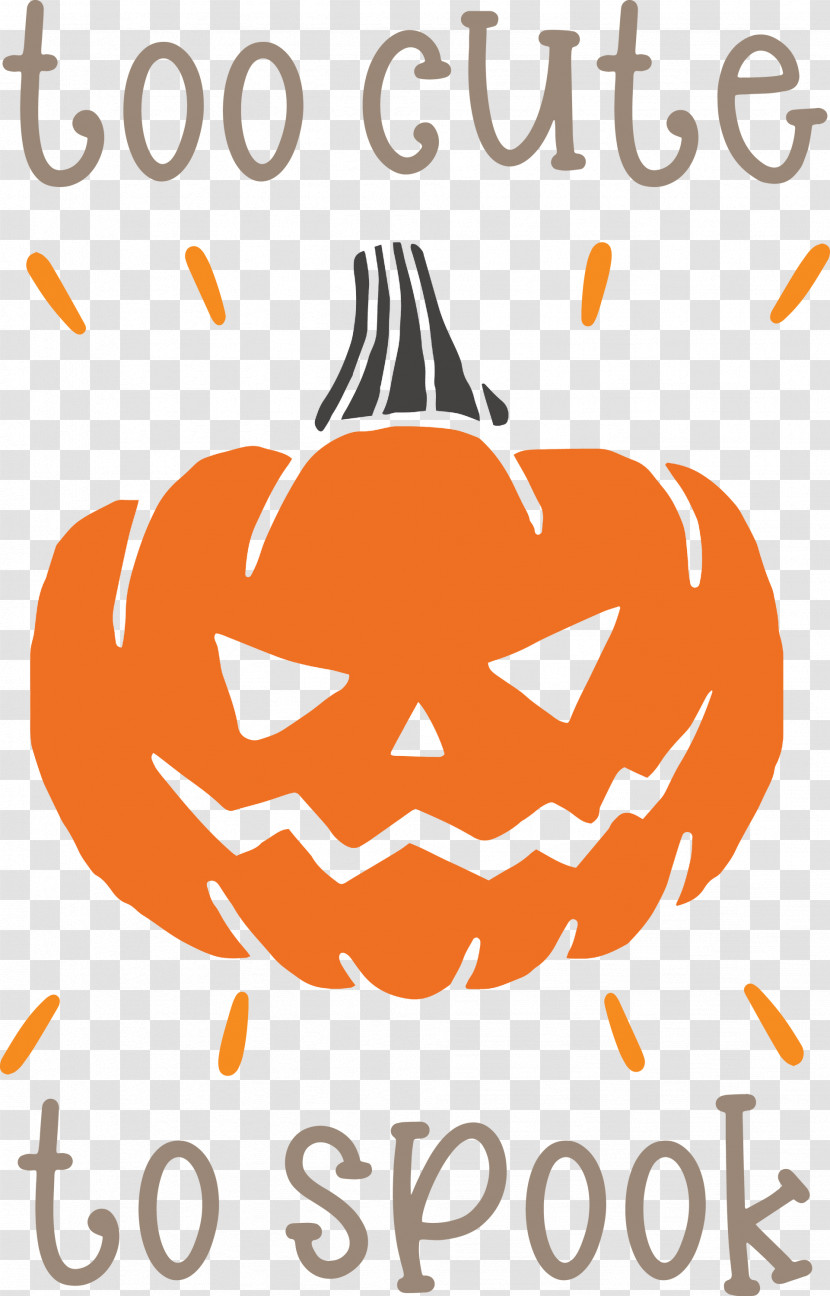 Halloween Too Cute To Spook Spook Transparent PNG