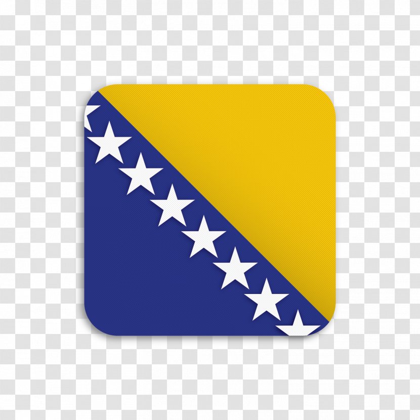 Flag Of Bosnia And Herzegovina National - Rectangle Transparent PNG