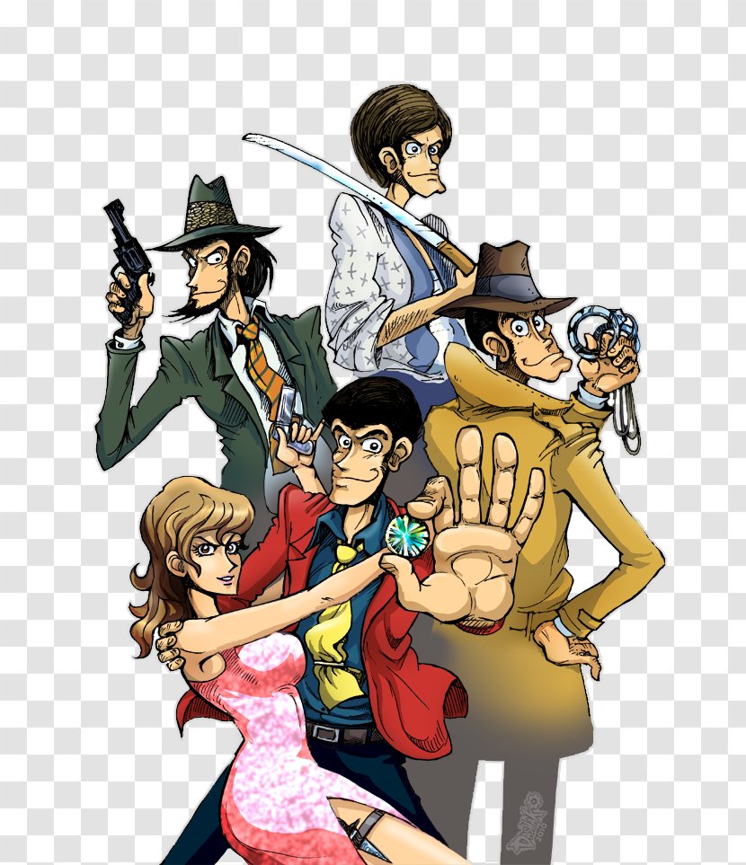 DeviantArt Lupin III Fujiko Mine Fiction - Watercolor - Cartoon Transparent PNG