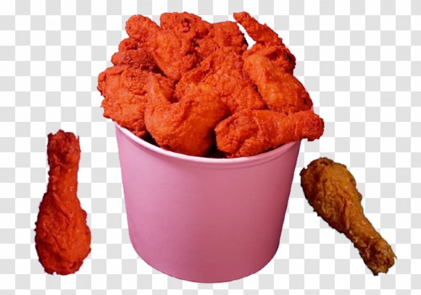 Crispy Fried Chicken KFC Fast Food Meat - Delicious Family Bucket Transparent PNG