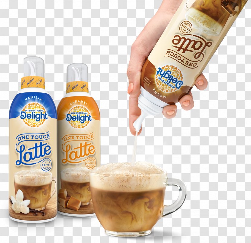 Latte Coffee Cream Caffè Mocha Flavor - Vanilla Transparent PNG