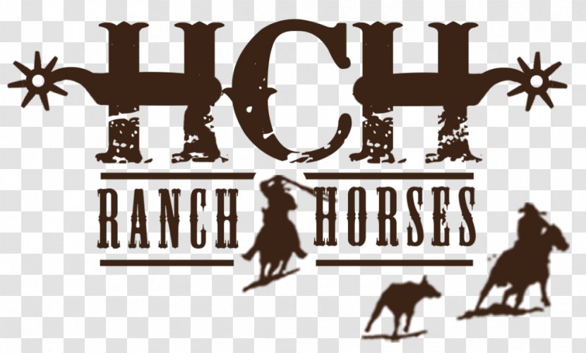 Horse Logo Team Roping Mammal Font - Ranch Transparent PNG