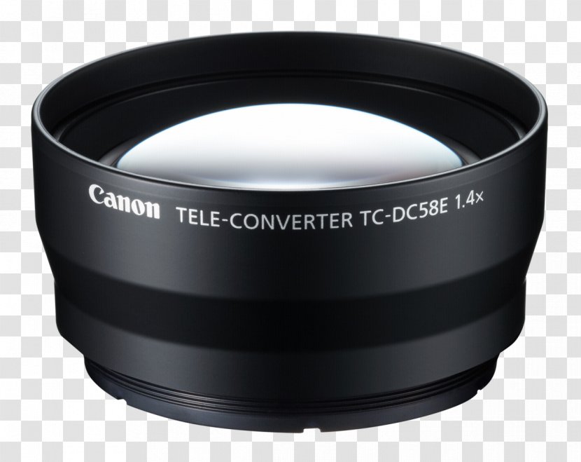 Canon EF Lens Mount Teleconverter Camera TC-DC58E Transparent PNG