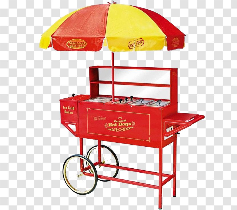Hot Dog Cart Barbecue Hamburger Stand - Drink Transparent PNG
