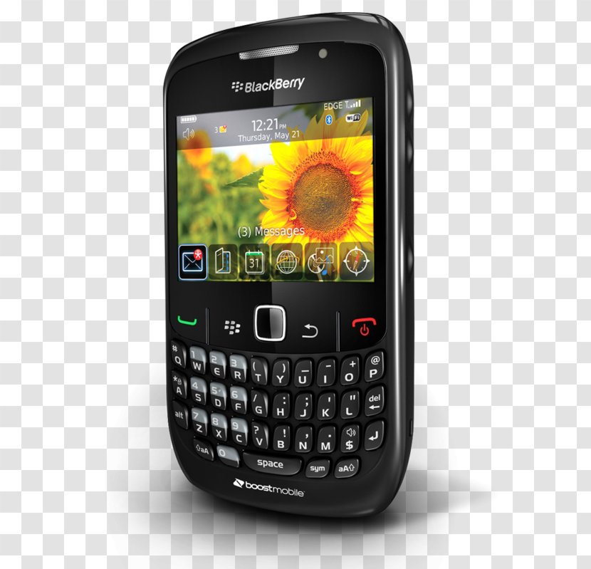 Feature Phone Smartphone BlackBerry Curve 8520 Bold - Cellular Network Transparent PNG