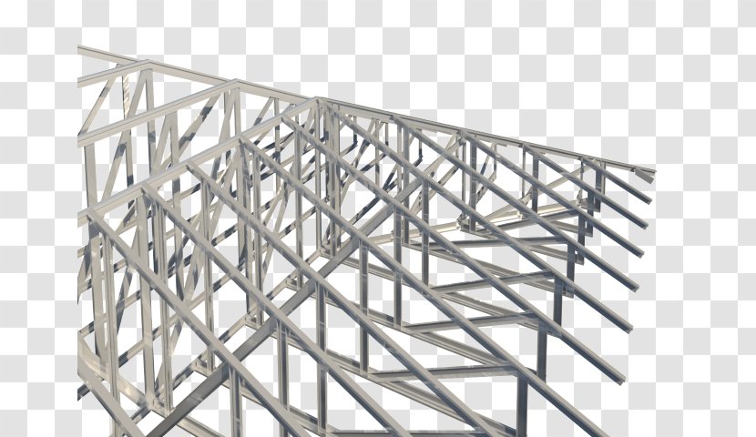 Steel Frame Structure Truss Framing - Architectural Engineering - Autodesk Revit Transparent PNG