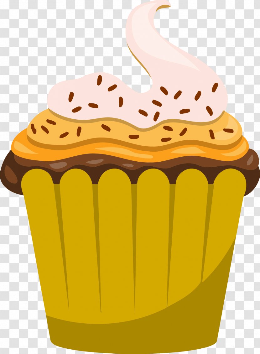 Cupcake Frosting & Icing Donuts Muffin Chocolate Cake - Cupcakes Clipart Transparent PNG