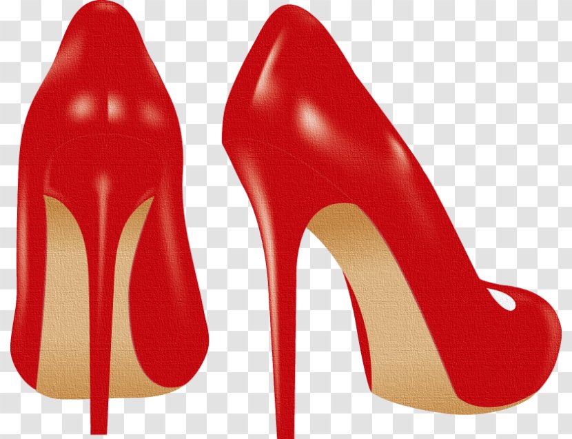 High-heeled Footwear Shoe Stock Photography Royalty-free - Royaltyfree - Cartoon Red High Heels Transparent PNG