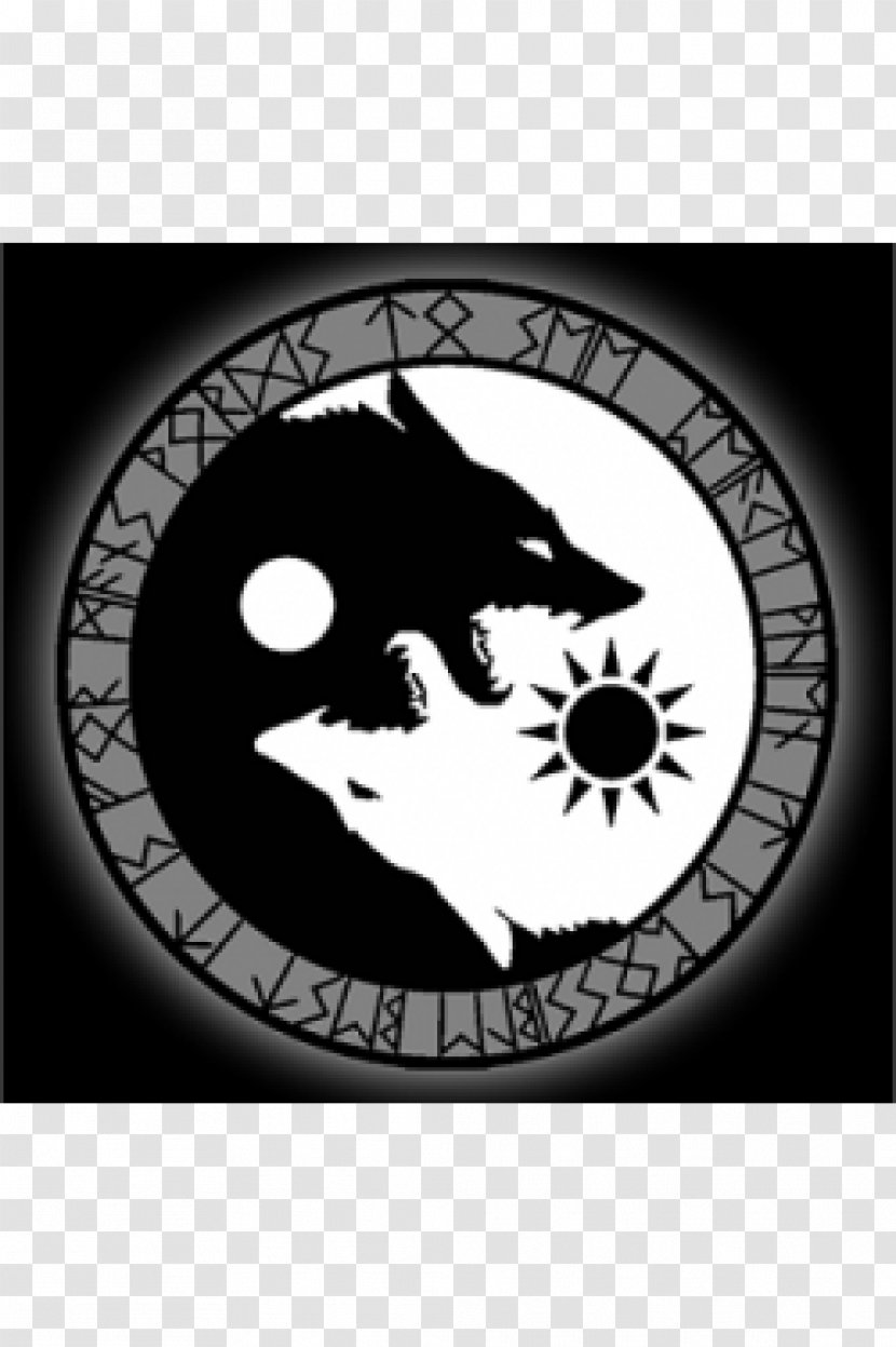Odin Sköll Hati Hróðvitnisson Norse Mythology Fenrir - Black Transparent PNG